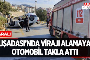 Virajı Alamayan Otomobil Takla Attı: 1 Yaralı