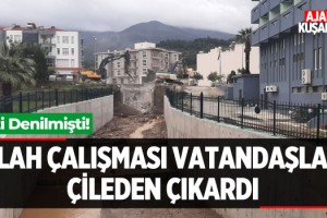 Bal Deresi Islah Çalışması Vatandaşları Çileden Çıkardı!
