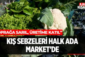 Kış Sebzeleri Halk Ada Market'de