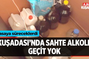 Kuşadası'nda Sahte Alkole Geçit Yok