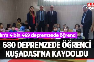 680 Depremzede Öğrenci Kuşadası'na Kaydoldu