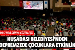 Belediyeden Depremzede Çocuklara Etkinlik