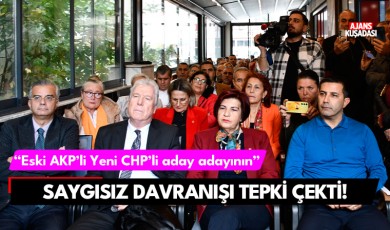 CHP'li Aday adayının saygısız davranışı tepki çekti!