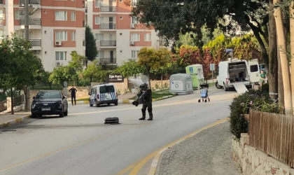 Kuşadası'nda fünye ile patlatılan valizler boş çıktı!